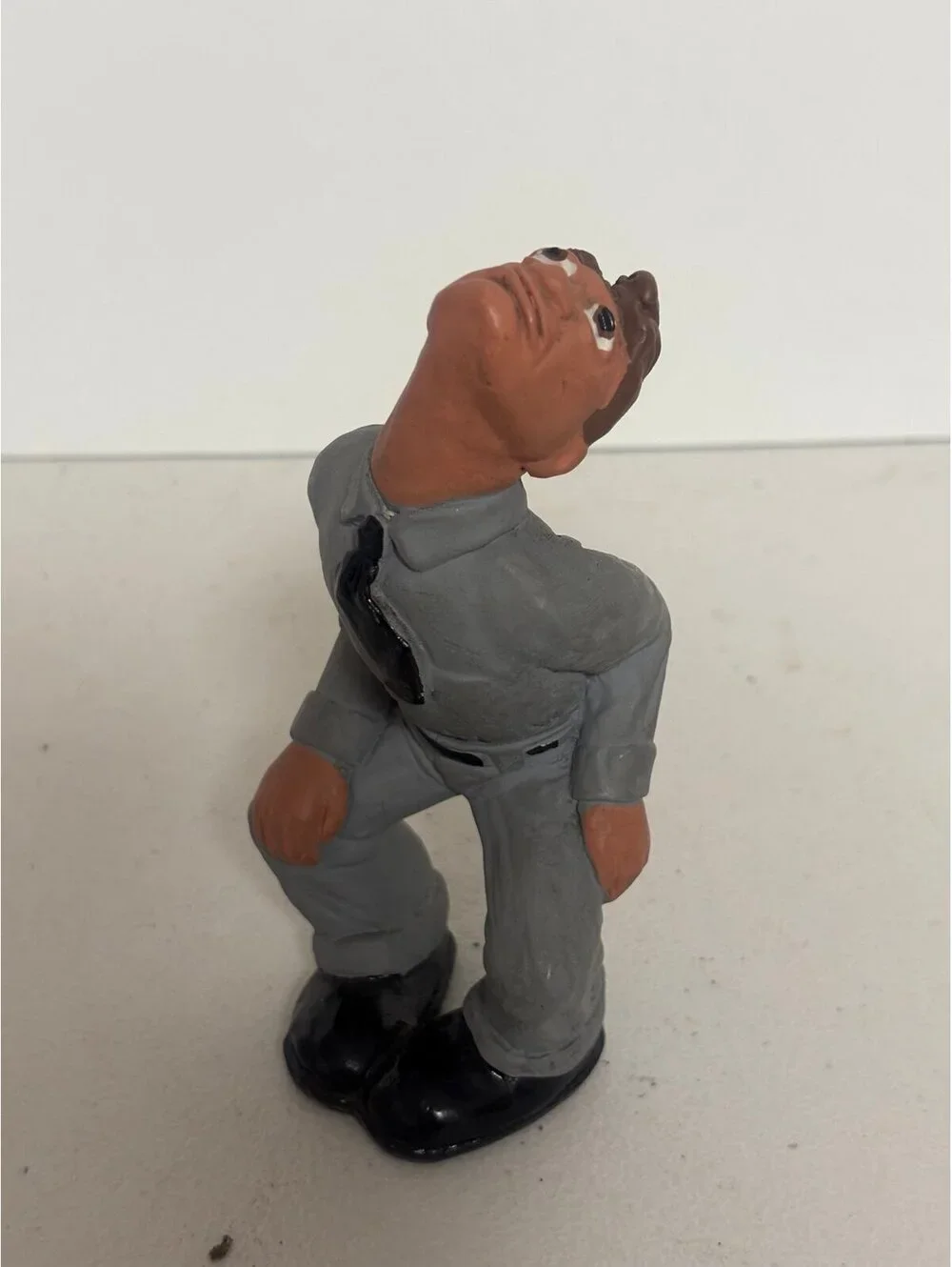 1940's L.L. Rittgers Authentic Vtg Trio Boxing Figurines Two Boxers & Referee